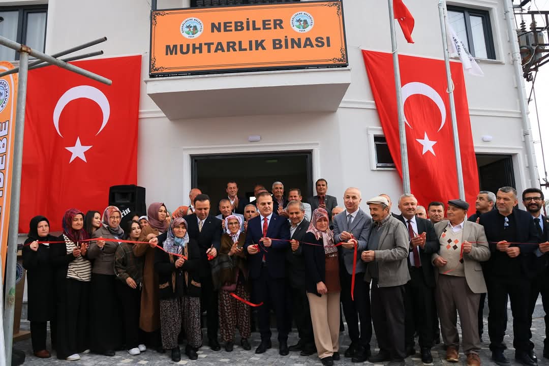 Valimiz Sayın Dr. İdris Akbıyık Protokol ve Vatandaşlarımız İle Birlikte Nebiler Mahallesi Muhtarlığı Yeni Hizmet Binasının Açılışını Yaptı