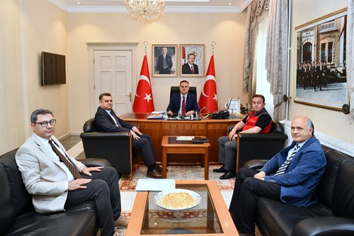 TÜİK Denizli Bölge Müdürü Özer Çoşkun, Valimiz Sayın Dr. İdris Akbıyık’ı Ziyaret Etti